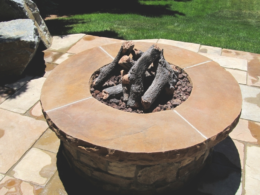 Beautiful  Fire Pit Topper Photograph