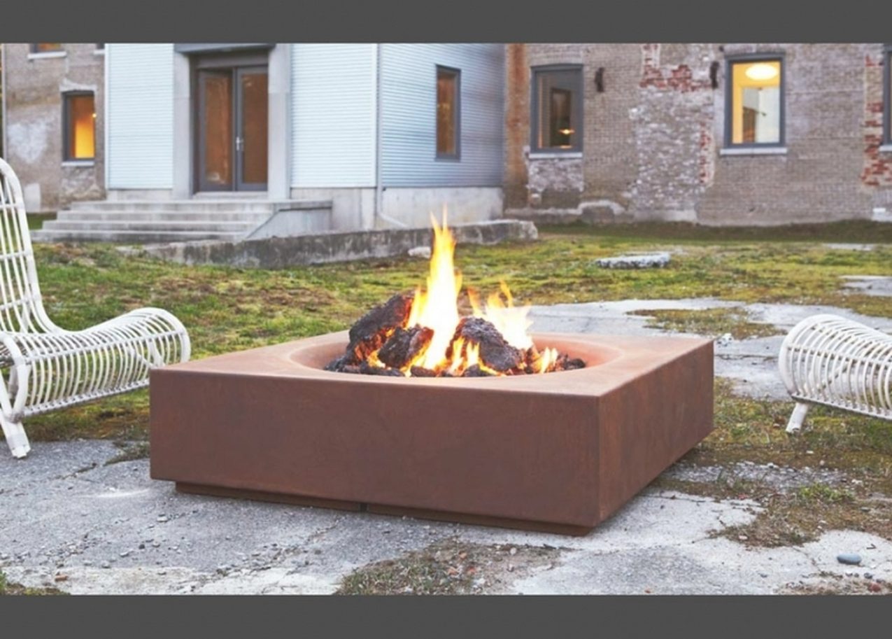Beautiful  Rectangle Fire Pit Table Picture