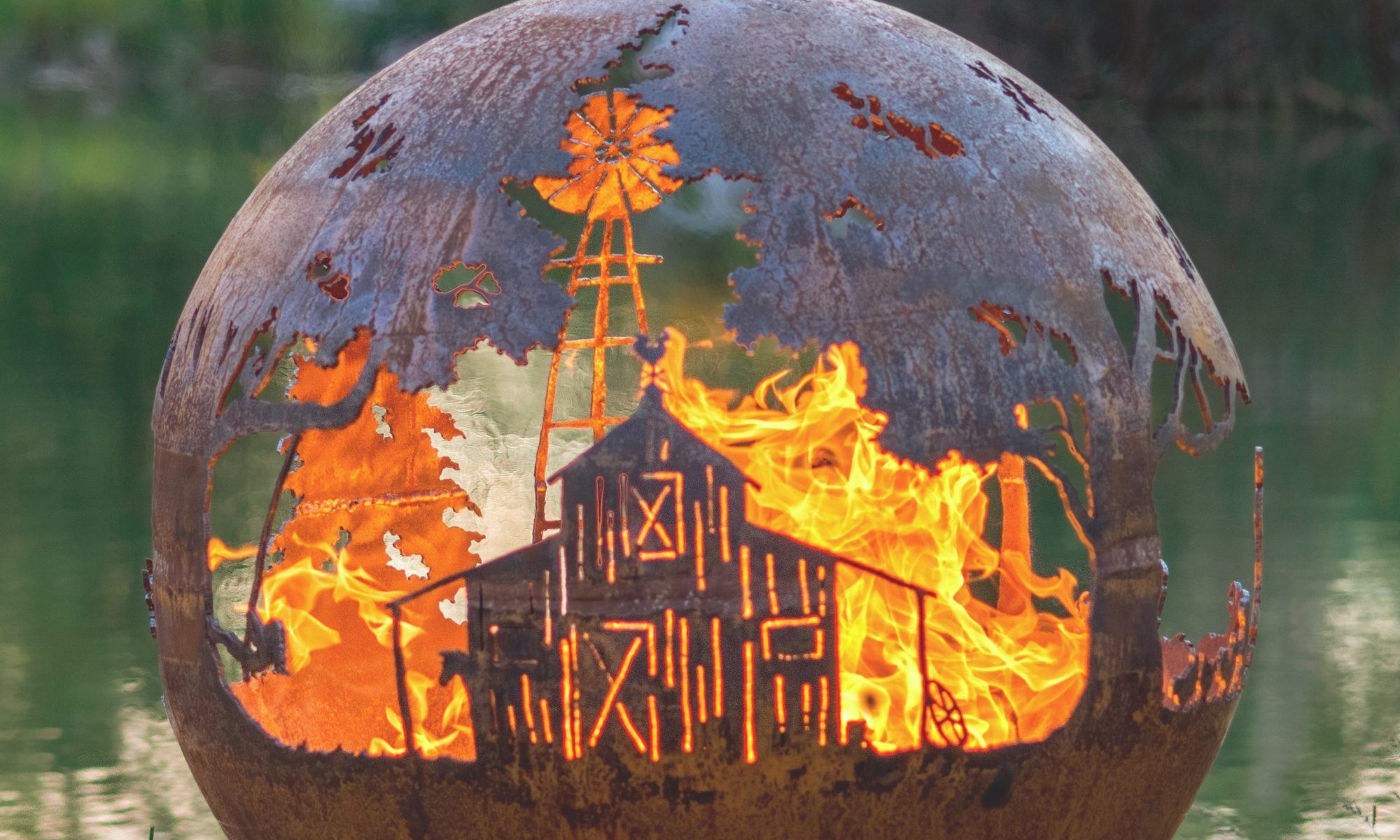 Wonderful  Fireball Fire Pit Photograph